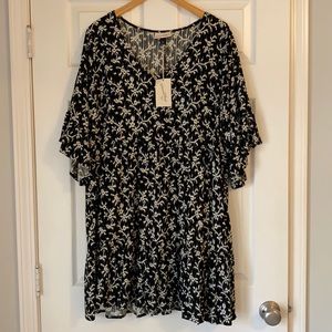 Brand new black and white tunic/dress